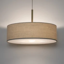Lampa wisząca SANTANA L kremowa 1xE27