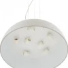 Lampa wisząca SATELLITE M szara 7xE27