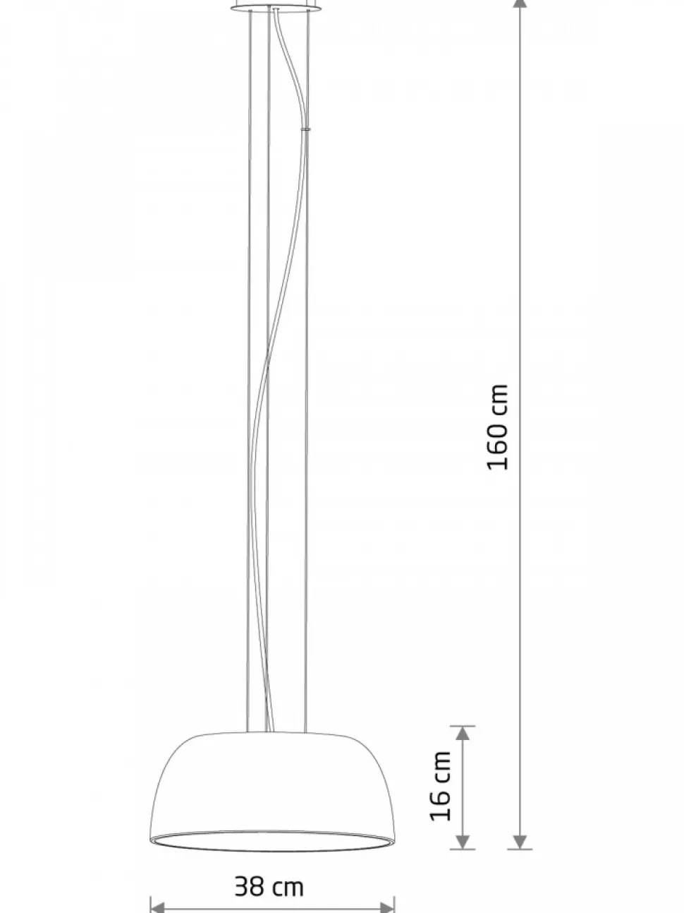 Lampa wisząca SATELLITE S biała 3xE27