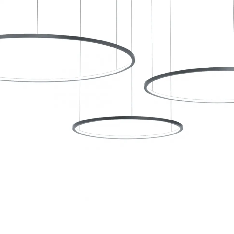 Lampa wisząca SATURNO Czarna 100W LED 4000K