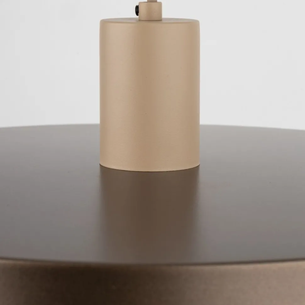 Lampa wisząca SILA sabia beżowa brązowa 1xE27 40 cm