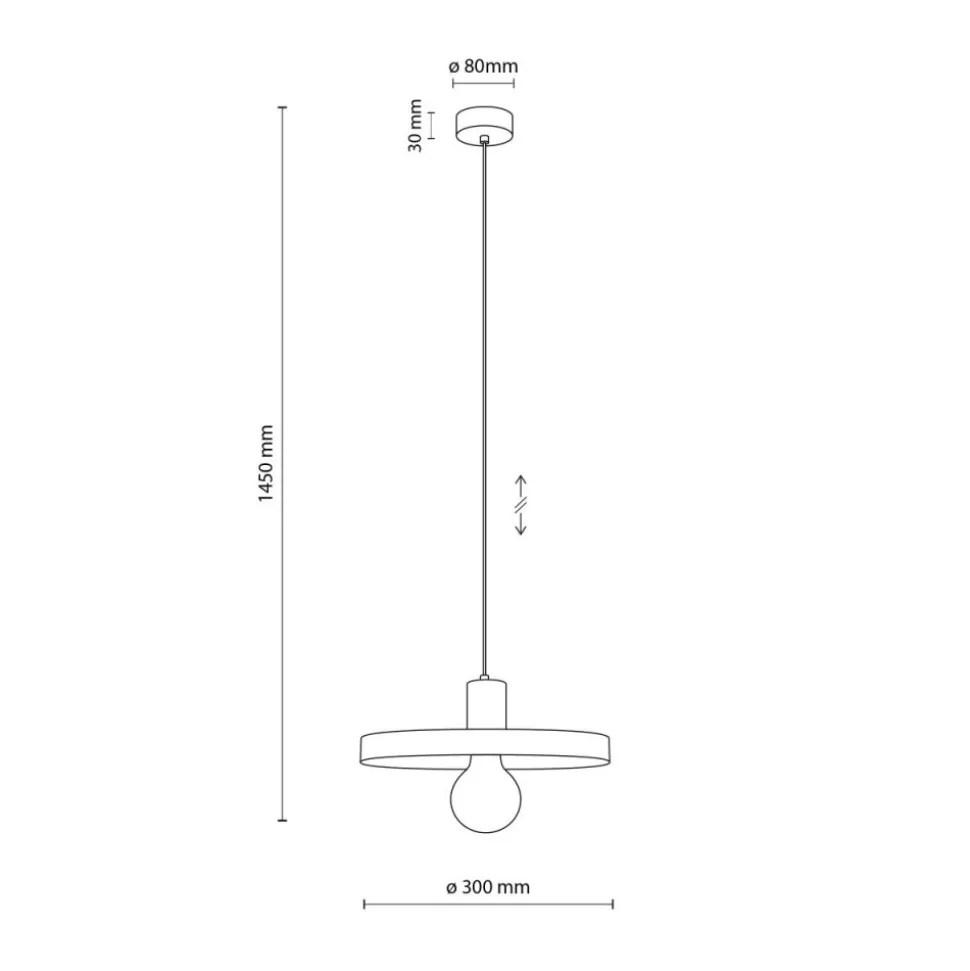 Lampa wisząca SILA zielona ceglasta 1xE27 30 cm