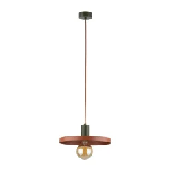 Lampa wisząca SILA zielona ceglasta 1xE27 30 cm