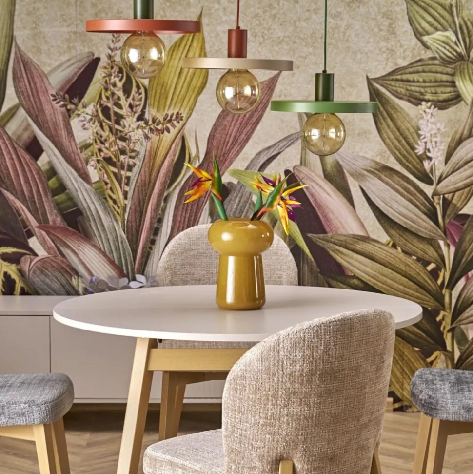 Lampa wisząca SILA zielona ceglasta 1xE27 30 cm