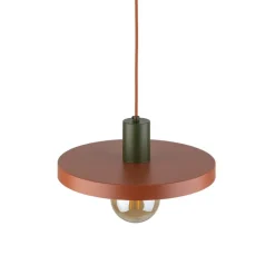 Lampa wisząca SILA zielona ceglasta 1xE27 30 cm
