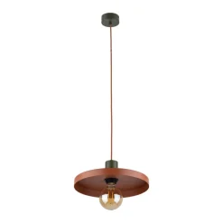 Lampa wisząca SILA zielona ceglasta 1xE27 30 cm