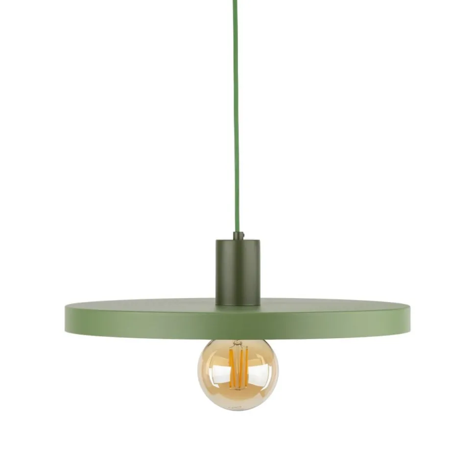 Lampa wisząca SILA zielona 1xE27 40 cm