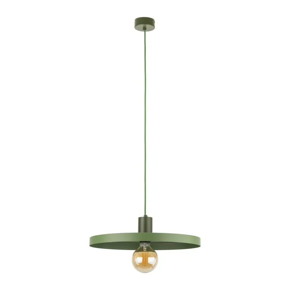 Lampa wisząca SILA zielona 1xE27 40 cm