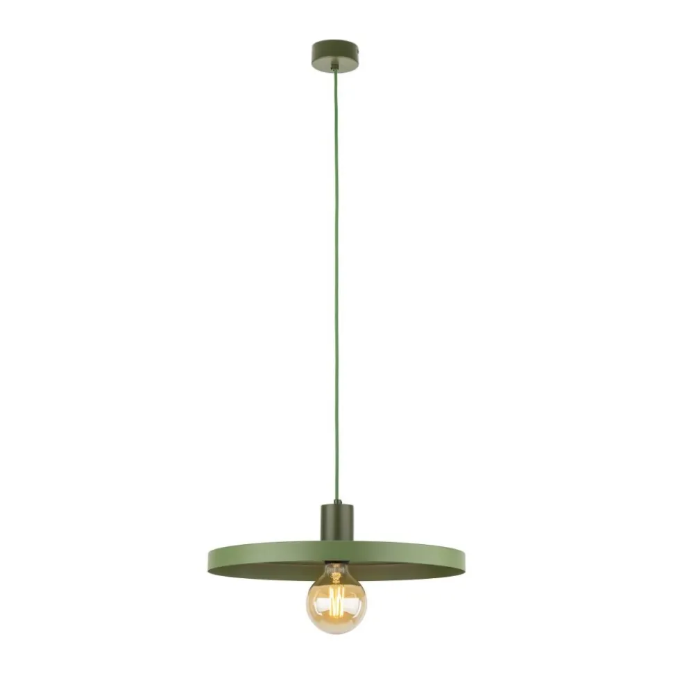 Lampa wisząca SILA zielona 1xE27 40 cm
