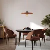 Lampa wisząca SILA zielona klosz ceglasty 1xE27 40 cm