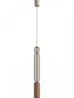 Lampa wisząca SINGLES A beżowa ceglasta