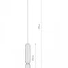 Lampa wisząca SINGLES B beżowa
