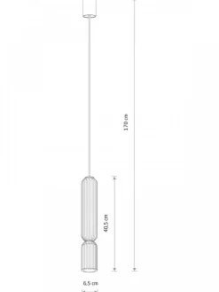 Lampa wisząca SINGLES B beżowa