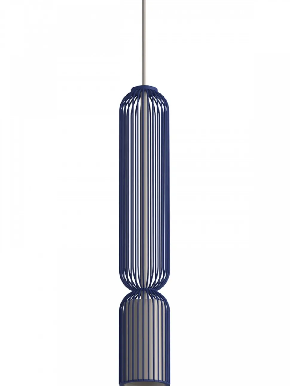 Lampa wisząca SINGLES B granatowa