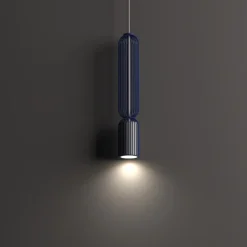 Lampa wisząca SINGLES B granatowa