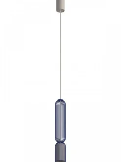 Lampa wisząca SINGLES B granatowa