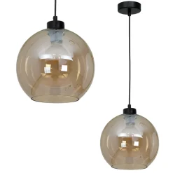 Lampa wisząca SOFIA bursztyn 1xE27
