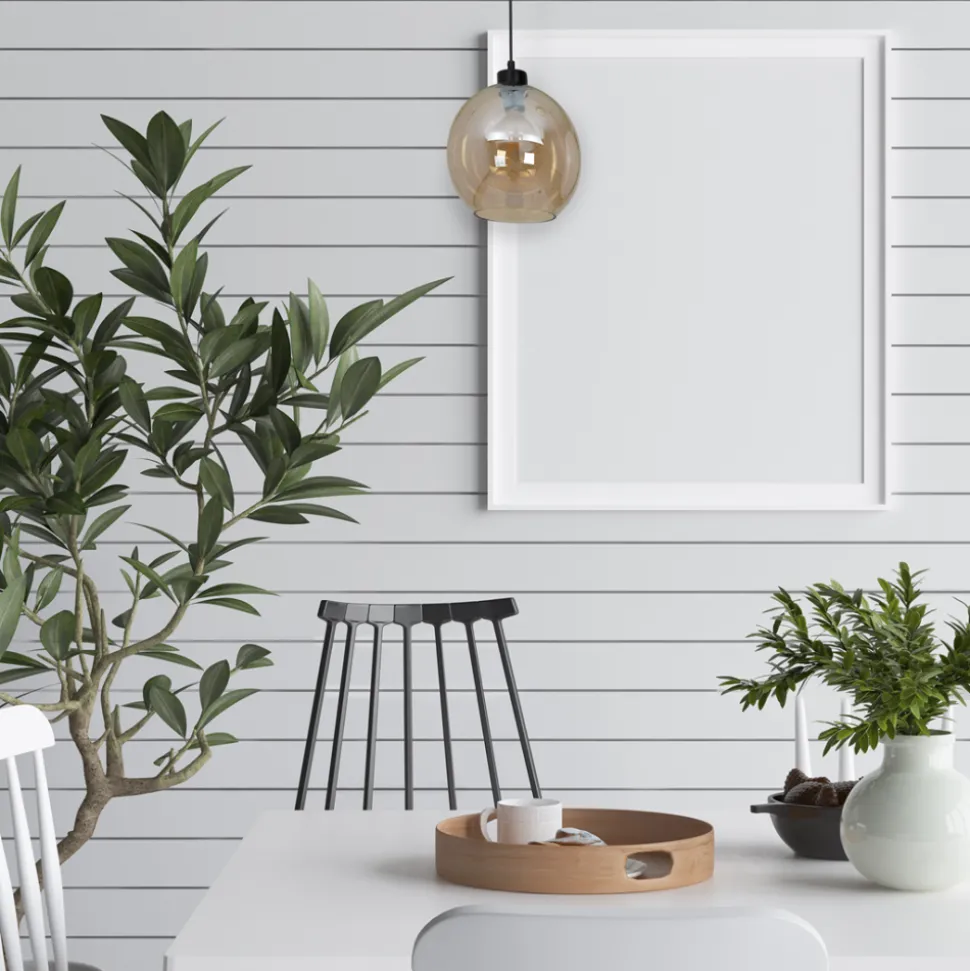 Lampa wisząca SOFIA bursztyn 1xE27