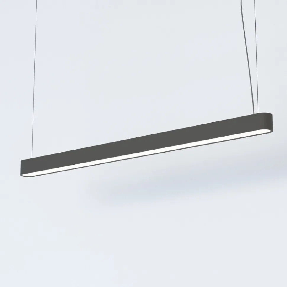 Lampa Wisząca SOFT Grafitowy 1xT8 22W LED 3000K 125cm