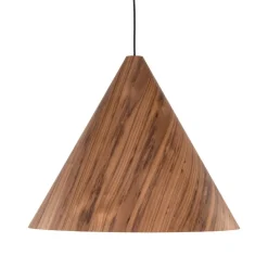 Lampa wisząca SOLIS WOOD ciemny dąb 1xE27
