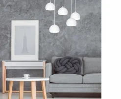 Lampa Wisząca SOOL Biały Metalowy Klosz 5xE27