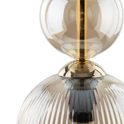 Lampa wisząca SOPHIA czarna klosz beżowy 1xE14 13 cm