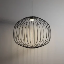 Lampa wisząca SPHERA M czarny 1xGX53