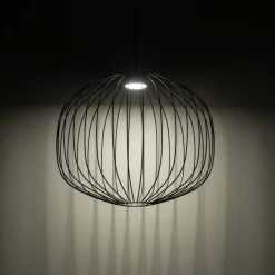 Lampa wisząca SPHERA M czarny 1xGX53