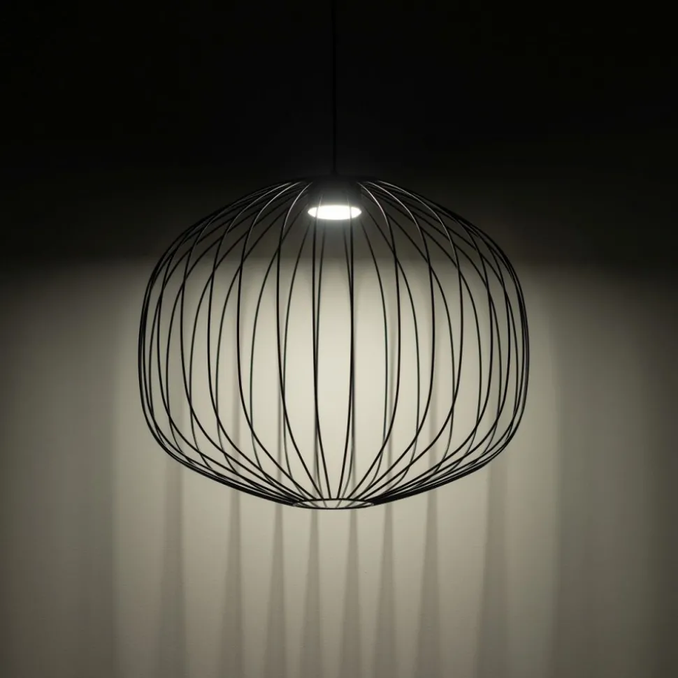 Lampa wisząca SPHERA M czarny 1xGX53