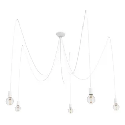 Lampa Wisząca SPIDER Biały 5xE27