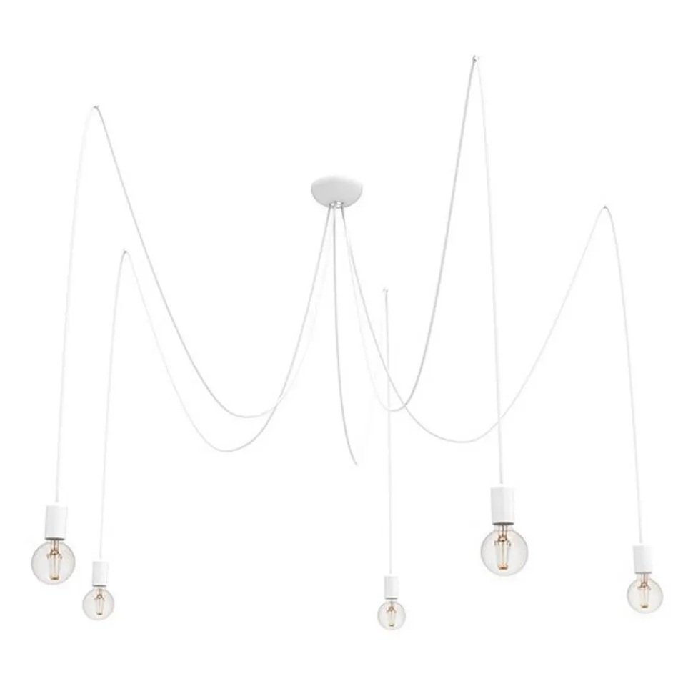 Lampa Wisząca SPIDER Biały 5xE27