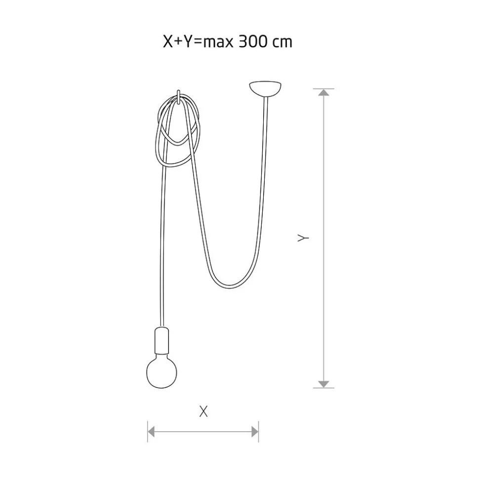 Lampa Wisząca SPIDER Czarny 1xE27