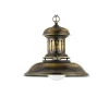 Lampa Wisząca TAWERNA Złoty Patyna 1xE27 38 cm