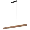 Lampa Wisząca TEO Orzech Drewno 36W LED