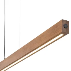 Lampa Wisząca TEO Orzech Drewno 36W LED