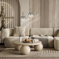 Lampa Wisząca TORONTO Biały Srebrny Szklany Klosz 1xGU10 25cm