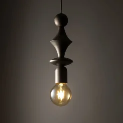 Lampa wisząca TOWER NEW brązowa 1xE27