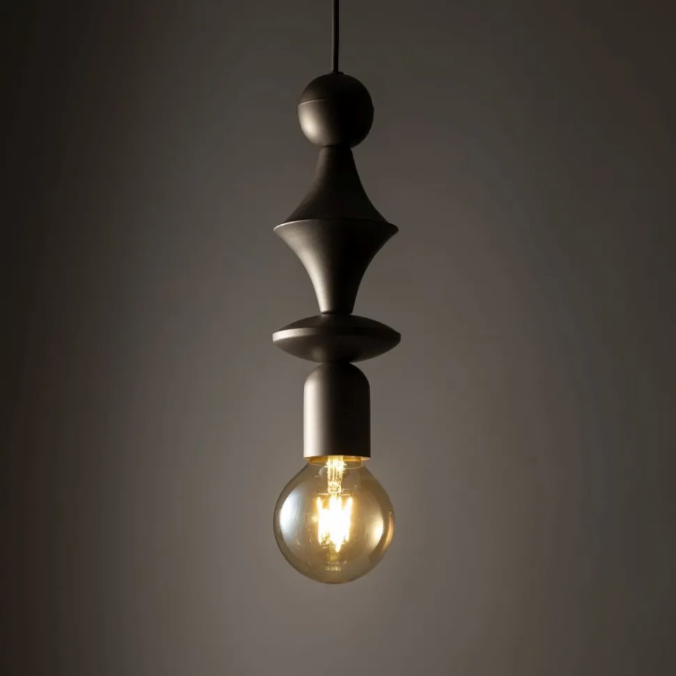 Lampa wisząca TOWER NEW brązowa 1xE27