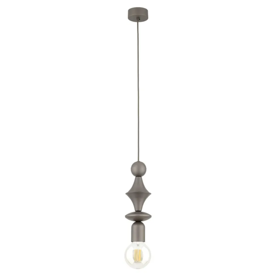 Lampa wisząca TOWER NEW brązowa 1xE27