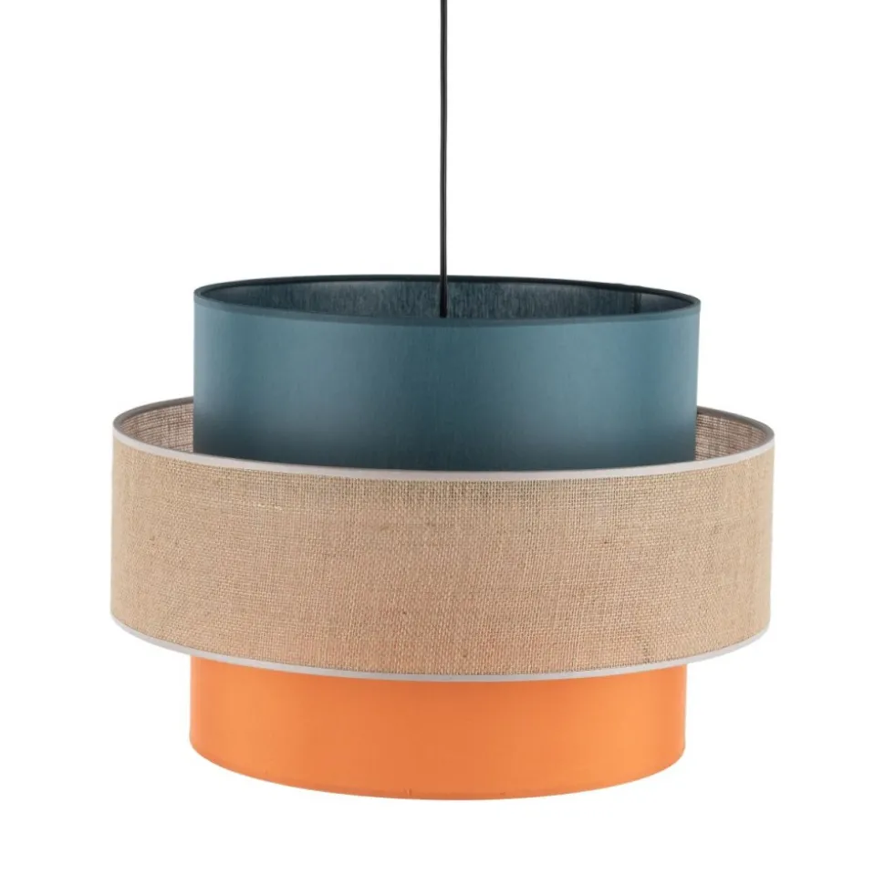 Lampa wisząca TRIO czarna multikolor 1xE27