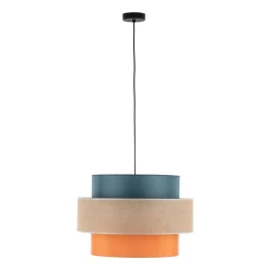 Lampa wisząca TRIO czarna multikolor 1xE27