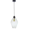Lampa Wisząca TULON Transparentny Szklany Klosz 1xE27