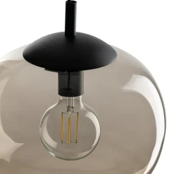 Lampa Wisząca VIBE Czarny Topaz Szklany Klosz 1xE27 30cm