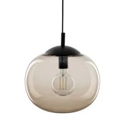 Lampa Wisząca VIBE Czarny Topaz Szklany Klosz 1xE27 30cm