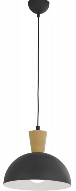Lampa Wisząca VITO Czarny 1xE27 31 cm
