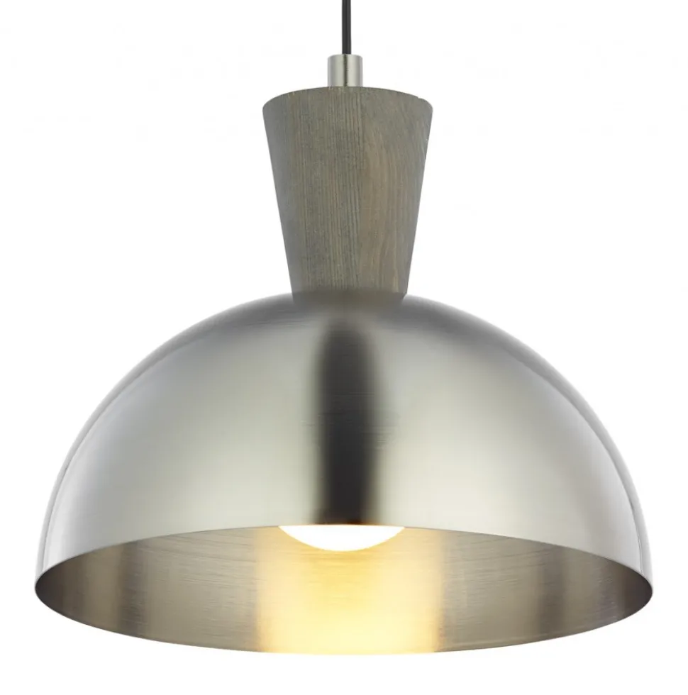 Lampa Wisząca VITO Srebrny 1xE27 31 cm