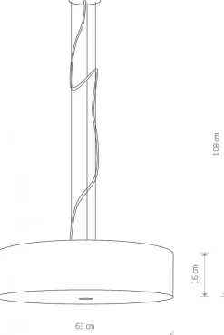 Lampa wisząca VIVIANE biała 3xE27