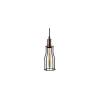 Lampa Wisząca WORKSHOP Czarny Metalowy Klosz 1xE27 9,5cm