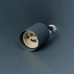 Lampa wisząca ZENITH L szary błękit 1xGU10