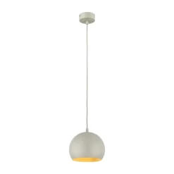 Lampa wisząca ZOE S beżowa 1xE27